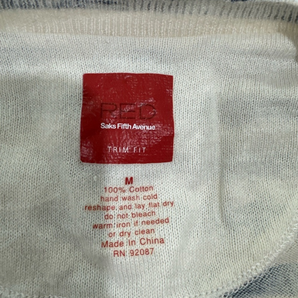 saks fifth avenue cotton sweater - Picture 2 of 4